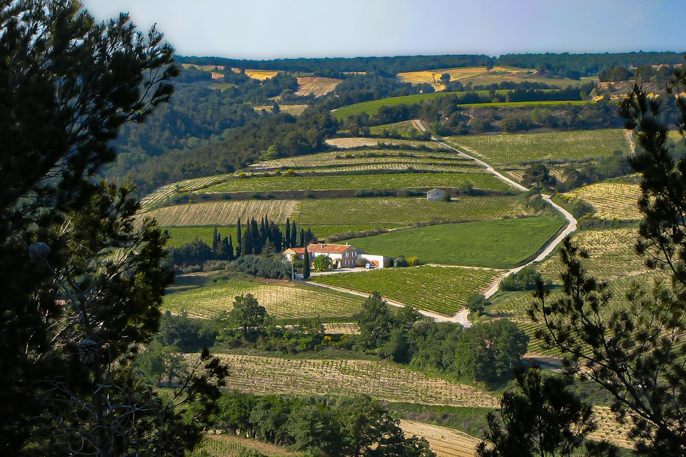 Rasteau village viticole du Vaucluse Côte du Rhône AOC Rasteau